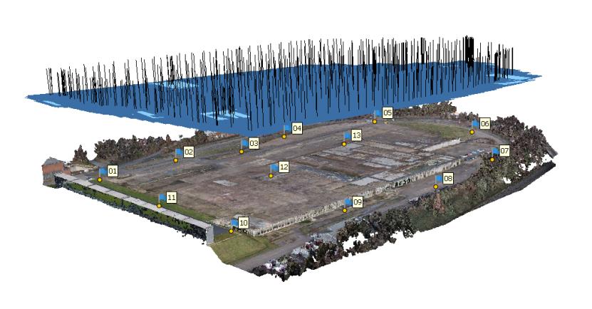 Opel Werk Bochum, UAV Erfassung, Lage- und Höhenplan